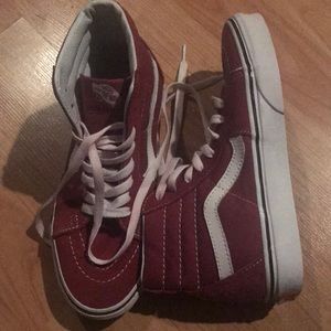 Maroon colored Vans!